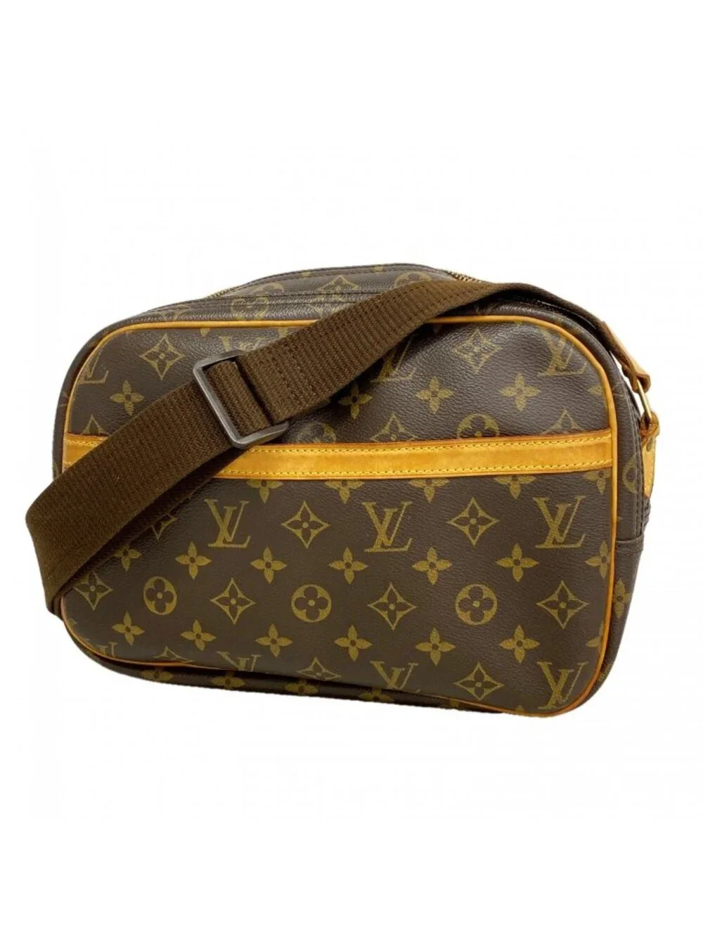 Louis Vuitton Shoulder Bag Monogram Reporter PM Brown